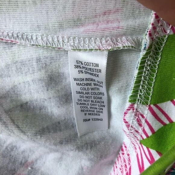 Passports Tropical Button Down Top Size L - Picture 6 of 7